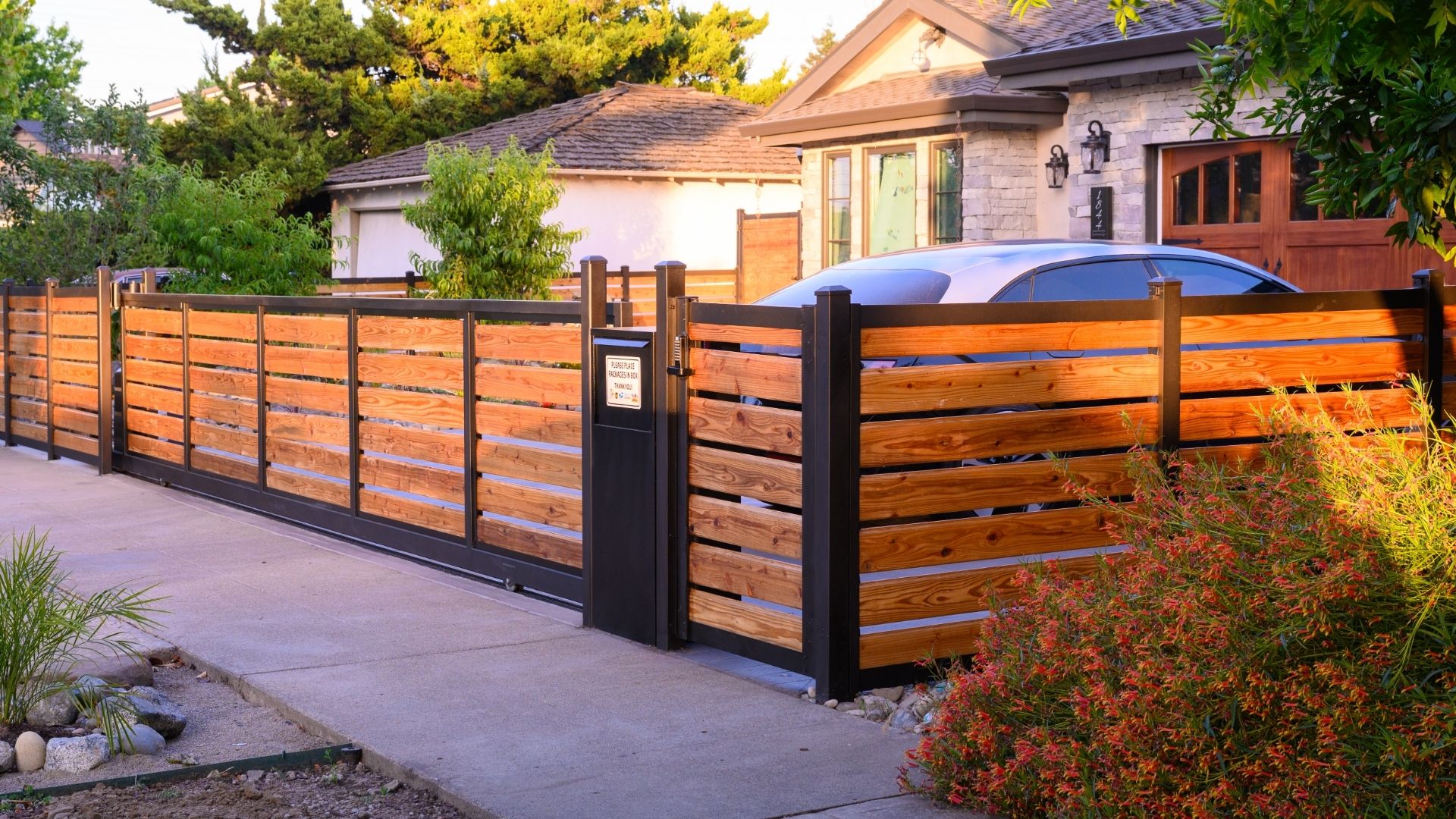 Just wooden fences